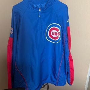 Chicago Cubs‎ Majestic Cool Base Training Pullover MLB XLarge
